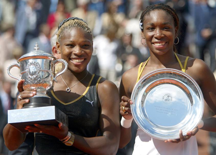 Internazionali di Francia 2002: prima vittoria Di Serena al Roland Garros ancora contro la sorella Venus (Reuters)